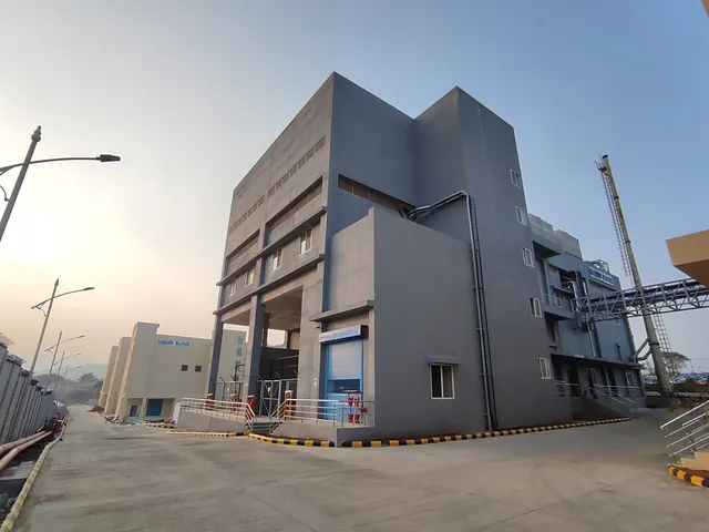 Plant building at the manufacturing site