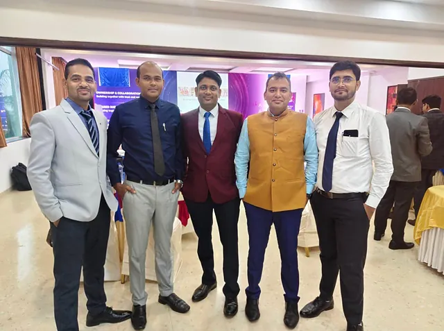 Leaders together at the Leadership Kickoff venue