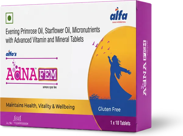 Alfa's AdNA™ FEM Tablets pack
