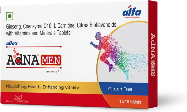 Alfa's AdNA™ MEN Tablets pack