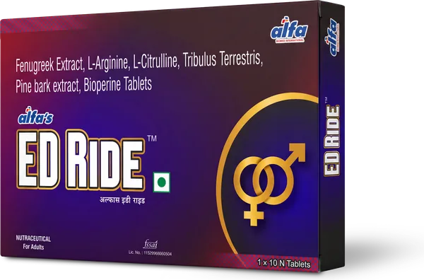 Alfa's ED-RIDE™ Tablets pack