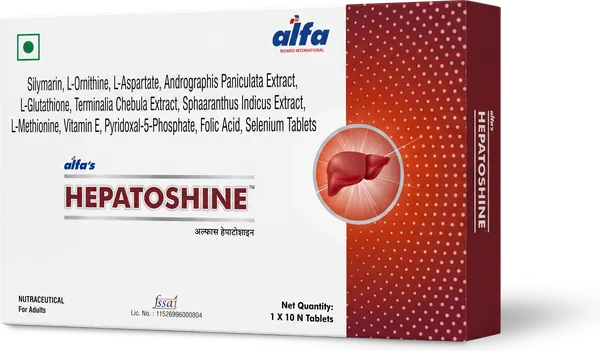 Alfa's Hepatoshine™ Tablets pack